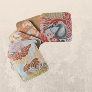 crane kimono coaster
