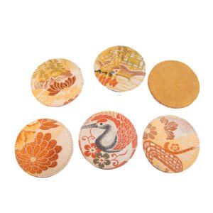 Japanese Kimono Coasters Set