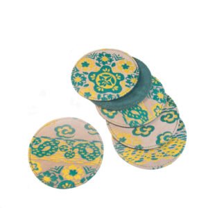 Japanese Kimono Coasters Set